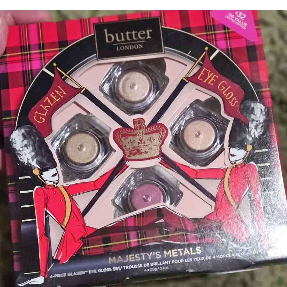 Butter London Glazen Eye Gloss Eyeshadow Set Majesty's Metals